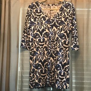 Lilly Pulitzer blue flamingo dress